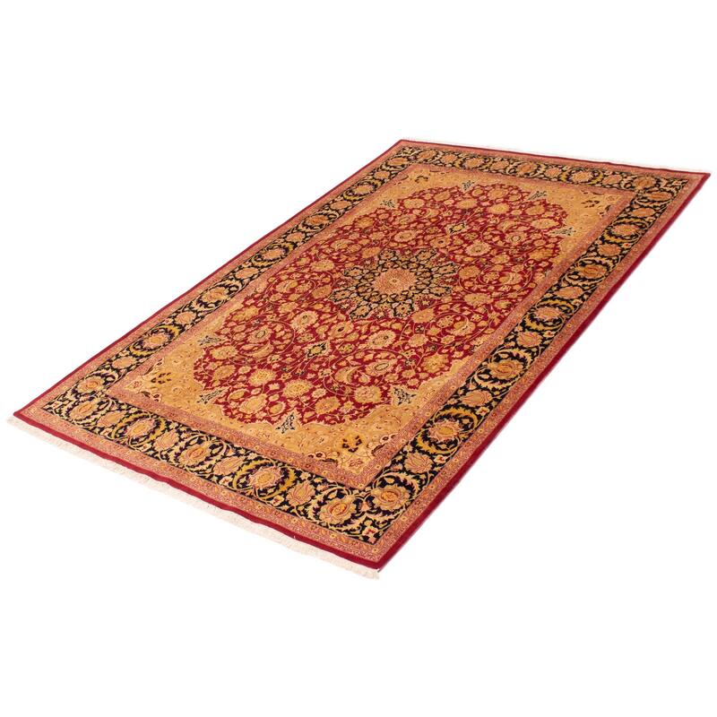 ECARPETGALLERY Hand-knotted Pako Persian 18 Of 20 Burgundy Wool Rug - 6'2 x 9'8