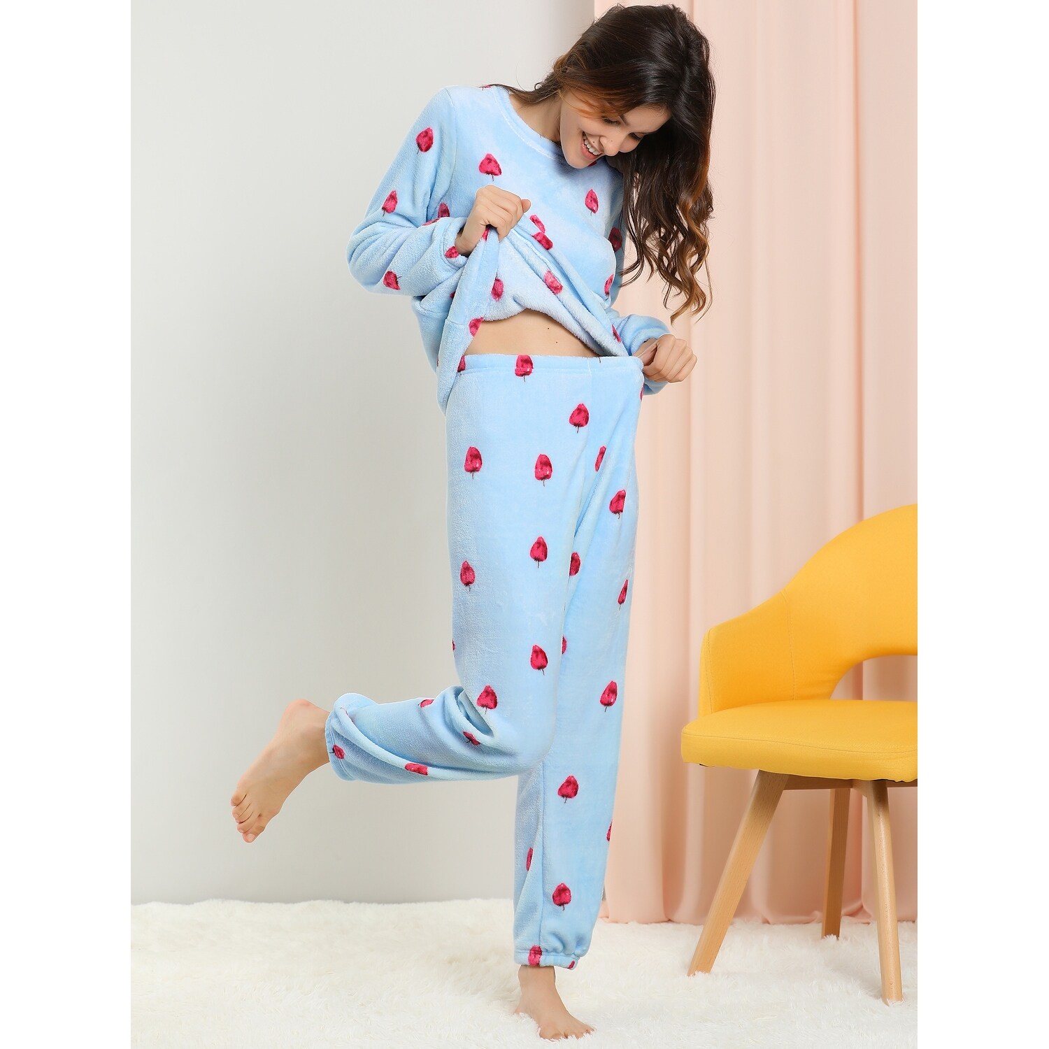 Flannel backed satin nightgown Outlet