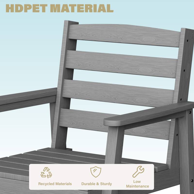 HDPE Outdoor All-weather chair, suitable for multiple scenarios