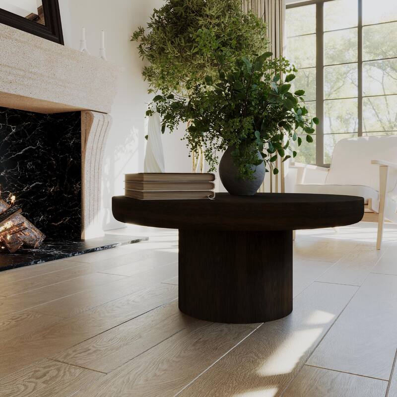 Maven Lane Owen Rustic Wooden Coffee Table