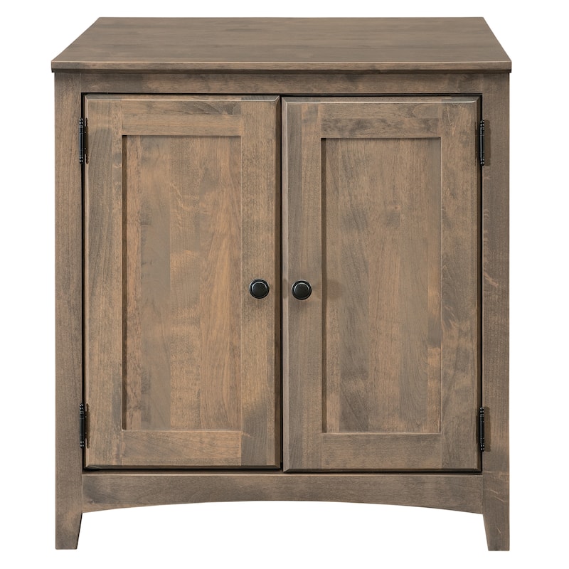 Arch+Haven Solid Wood 2 Door Cabinet
