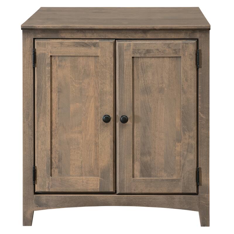 Arch+Haven Solid Wood 2 Door Cabinet