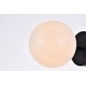 preview thumbnail 6 of 26, Miko Six inch Dual Flush Mount and Bath Sconce with Frosted Glass