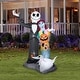 preview thumbnail 1 of 1, Airblown Inflatable Jack Skellington, Sally and Zero