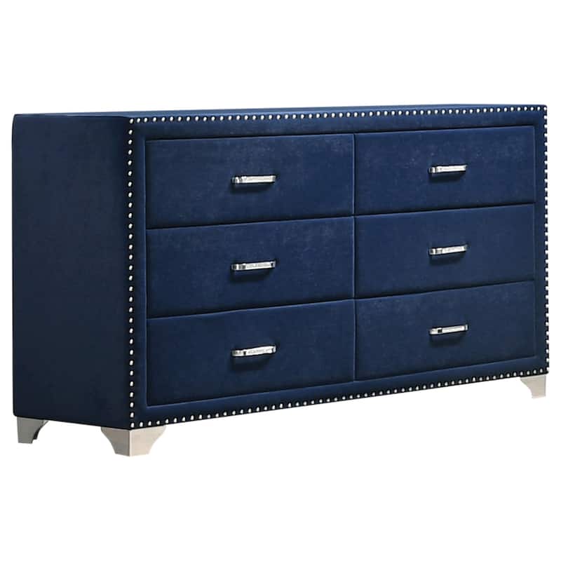 Chantel Tufted Velvet 5-piece Bedroom Set