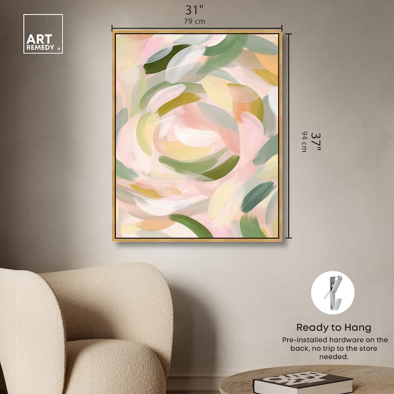 Brushstroke II Canvas by Art Remedy