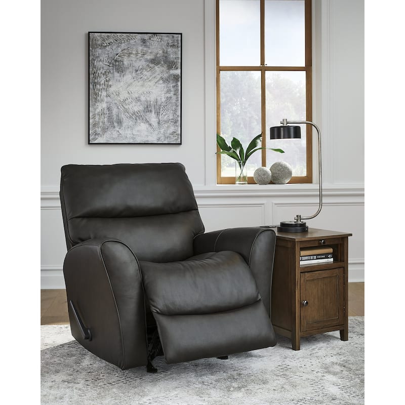 Signature Design by Ashley McAleer Black Rocker Recliner