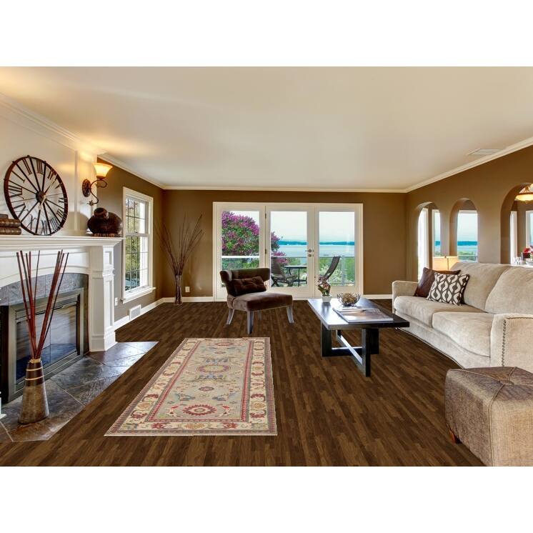 Kazak Runner Rug Hand-Knotted Floral Wool Carpet - 3'3" x 9'8"