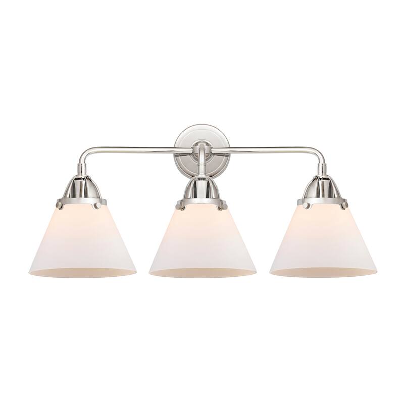 Innovations Lighting Nouveau 2 Cone - 3 Light 26" Bath Vanity Light