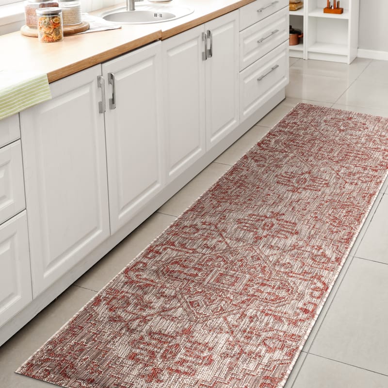 JONATHAN Y Charleston Medallion Indoor/Outdoor Area Rug