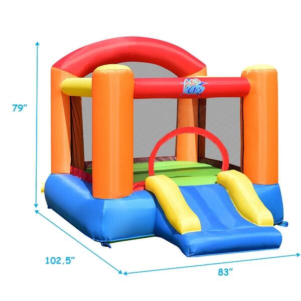 Costway Inflatable Bounce House Kids Slide Bouncer Jump Costway Inflatable Bounce House