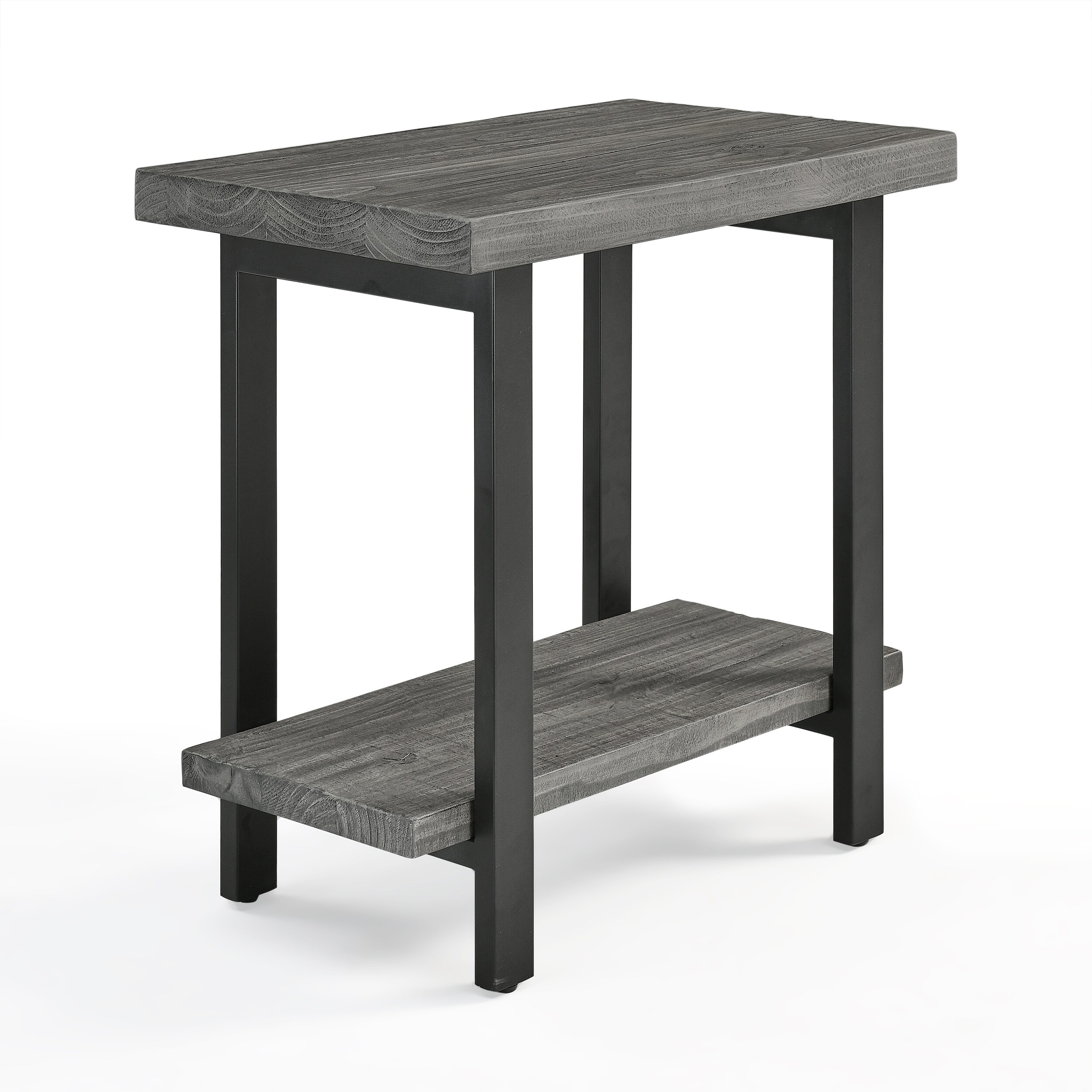 Carbon loft opsten industrial hotsell brown wood end table