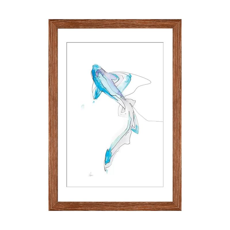 iCanvas "Phantom II" by Alexis Marcou - Walnut - 32x24x1