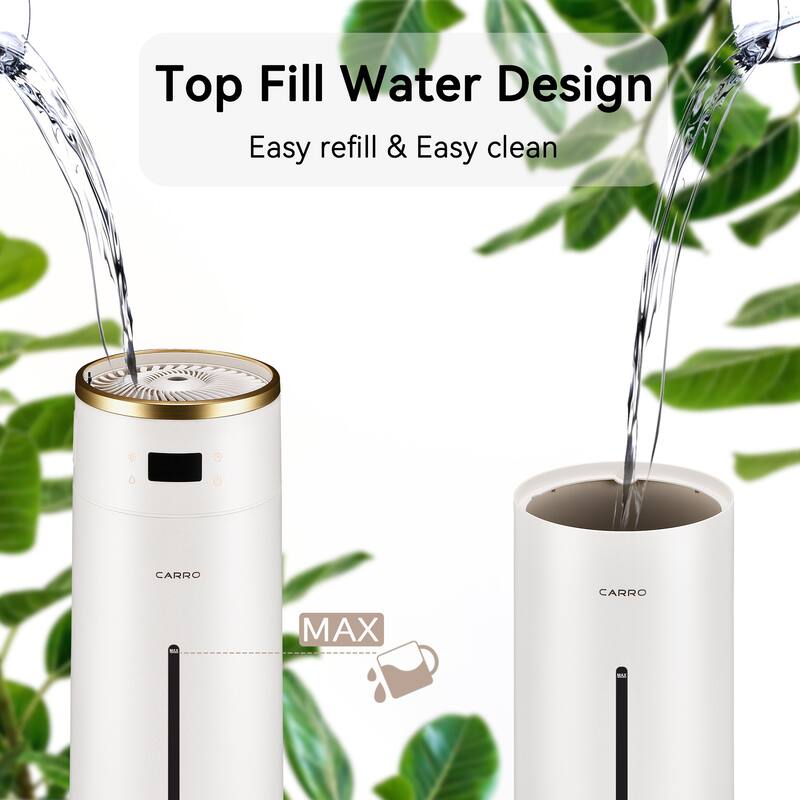 3L Top Fill Mist Humidifiers for Bedroom Middle Room