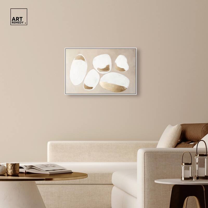 Gilded Cairn II Canvas by Art Remedy