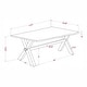 preview thumbnail 11 of 9, Mav Transitional Walnut 47-inch Solid Wood Coffee Table by Furniture of America
