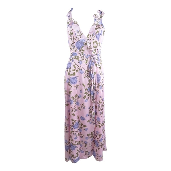 fame and partners floral maxi dress
