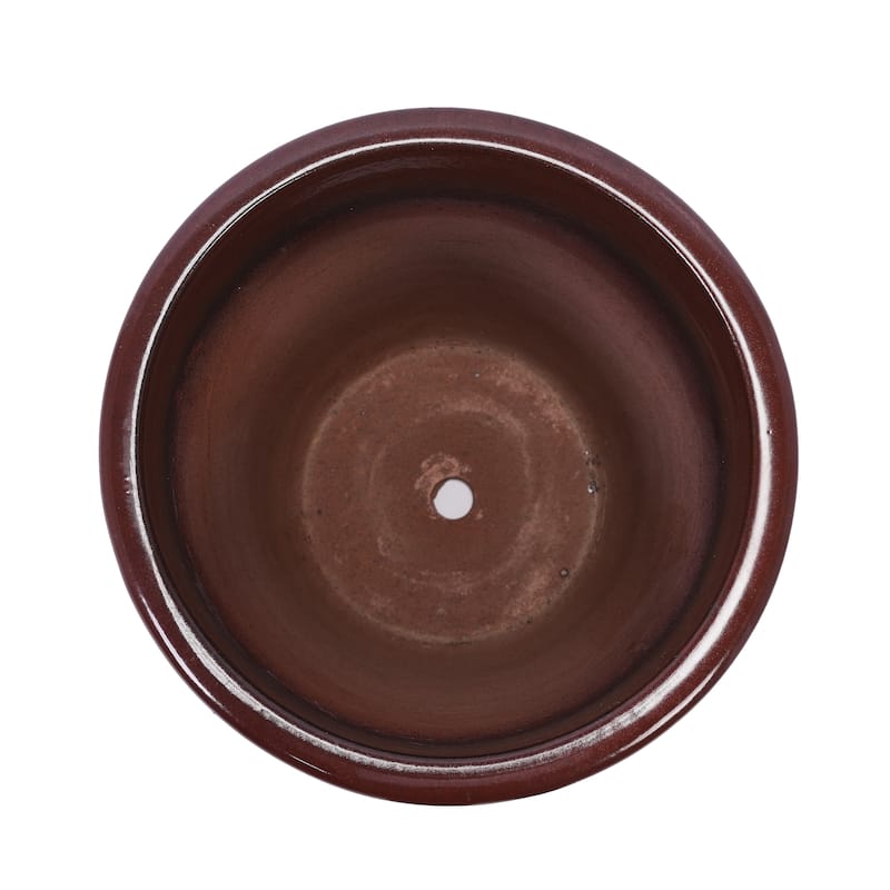 3 Breathable Handmade Ceramic Planters Ring Design for Succulent Herbs