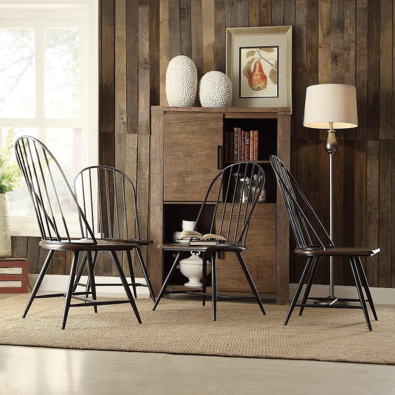Belita 5-piece Mid-century Two-tone Modern Wood Dining Set iNSPIRE Q Modern