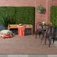 Nourison Positano Ombre Casual Modern Indoor/Outdoor Rug - 2'2" x 12' Runner - Natural