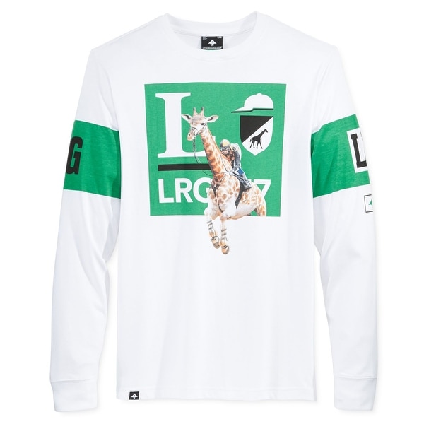 Green and white graphic tee clearance