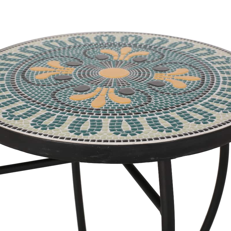 Bluebird Indoor Side Table with Tile Top by Christopher Knight Home