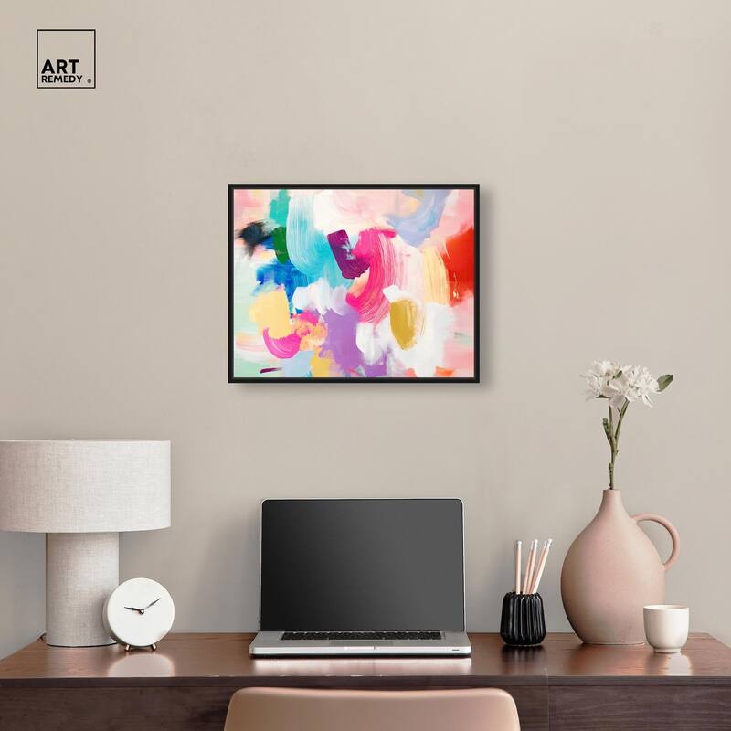 Pigment Play II Canvas by Art Remedy