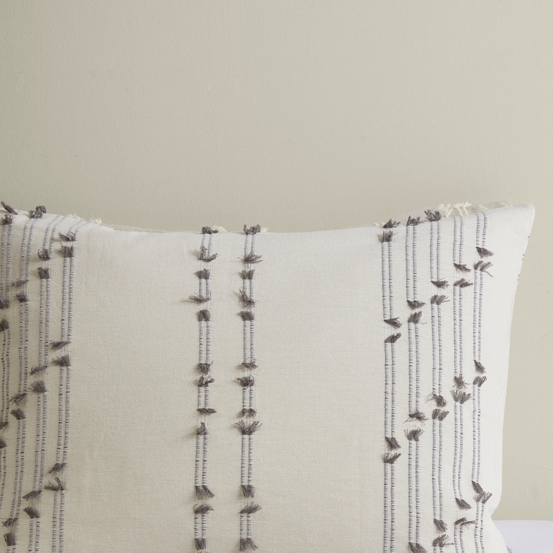 INK+IVY Kara 3 Piece Cotton Jacquard Comforter Set