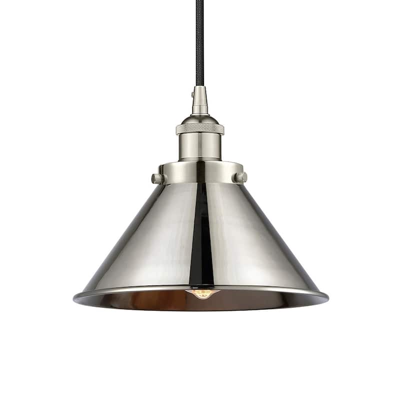 Innovations Lighting 616-1PH-9-10 Briarcliff Pendant Briarcliff 10" - Polished Nickel