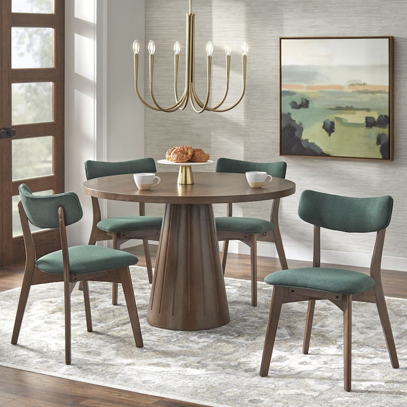 Lifestorey Cari Solid Wood Dining Chair (Set of 2)