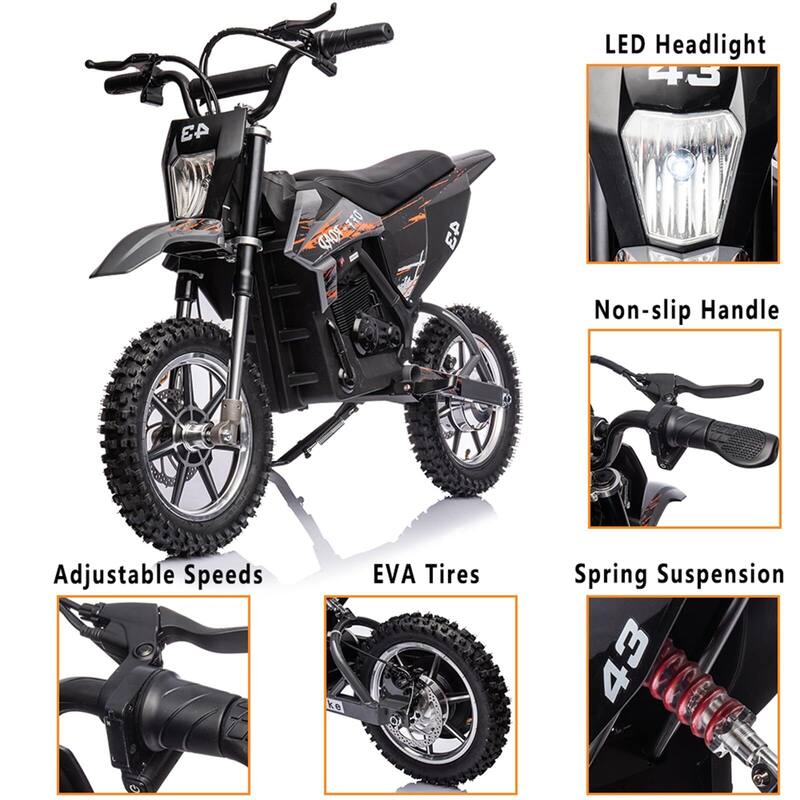 36V Ride on Dirt Bike Motorcycle for Teens