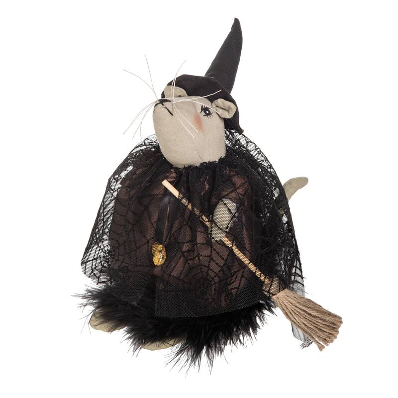 Reba Rat Joe Spencer Gathered Traditions Art Doll - Black - 8"