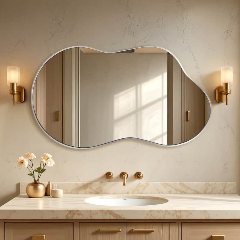Irregular Wall Mirror Asymmetrical Decorative Wall Mirror