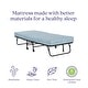 preview thumbnail 5 of 6, Signature Sleep Barry Folding Cot Guest Bed with 4 Inch Mattress