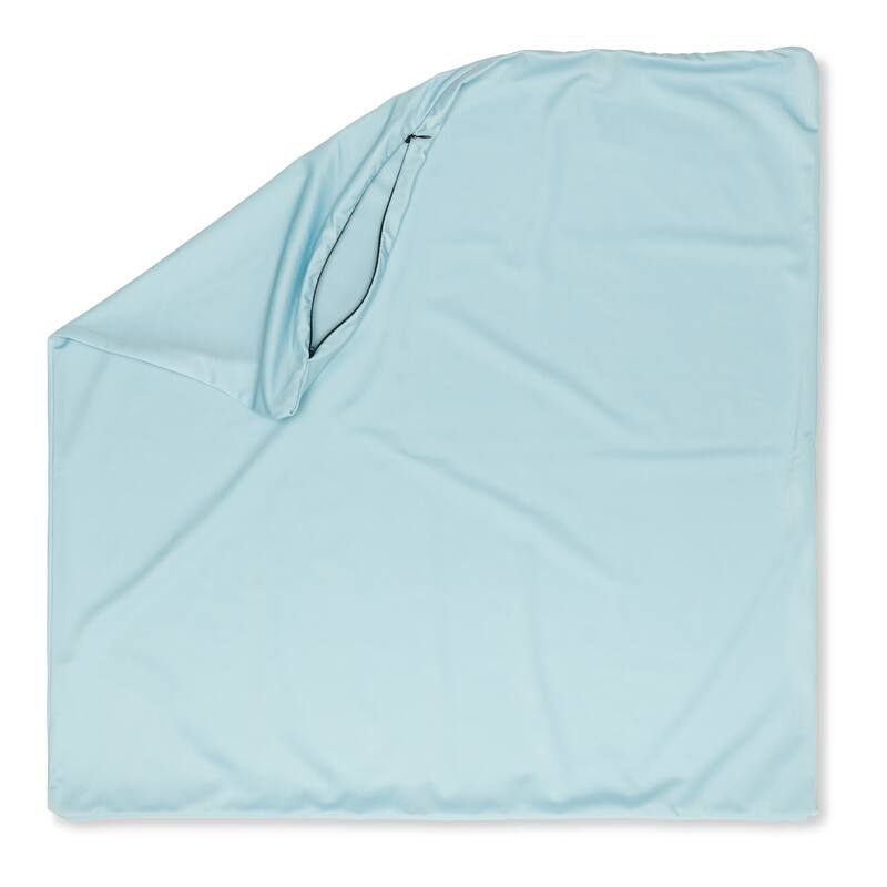 Throw Pillow Cozy Soft Microbead Sweat Baby Blue: 1 Pc - ~ Cover 18 x 18