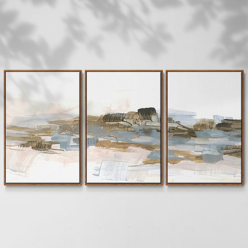 Tide Pool Serenity II - Multi Piece Framed Canvas