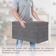 preview thumbnail 50 of 48, 15" Tall Foldable Storage Ottoman Lift-Top Lid & Carry Handle Multi Functional Footrest Shoe Bench Coffee Table for Living Room