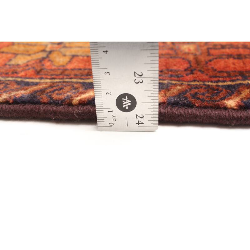 ECARPETGALLERY Hand-knotted Teimani Red Wool Rug - 3'3 x 4'11