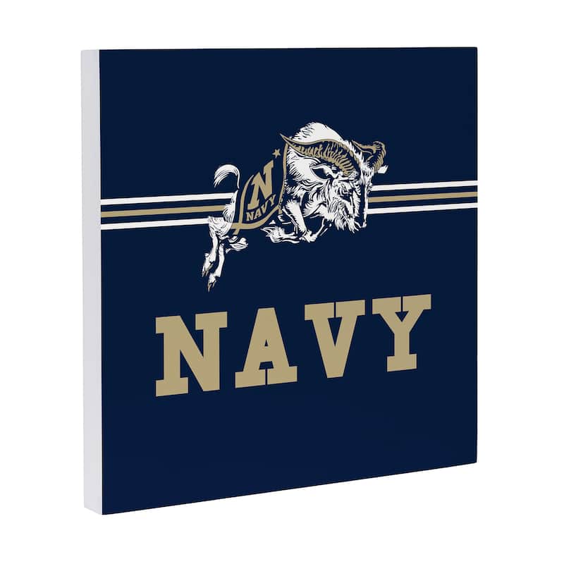 US Naval Academy Wooden Door Decor Wall Sign - Multi-Color