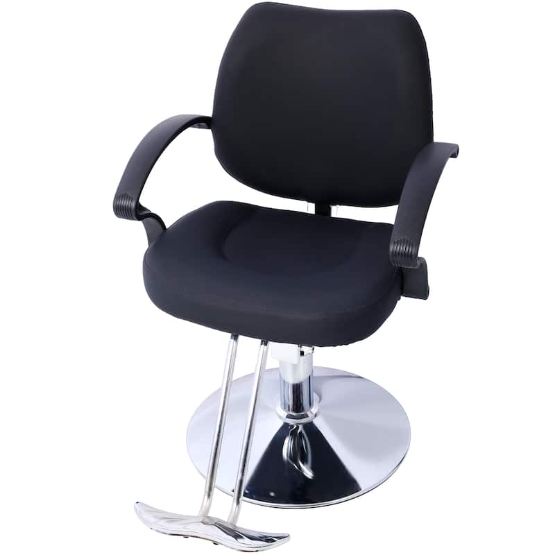 Hair Salon Chair Styling Heavy Duty Hydraulic Pump Barber Chair Beauty Shampoo Barbering Chair,with Barber Cape