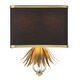 preview thumbnail 1 of 3, Minka Lavery 4582 Caprio 2 Light 13" Tall Wall Sconce with Cloth Shade