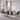 Modern 63"-94.5" Retractable Kitchen Dining Table Set for 8(1 table Polo Chairs)