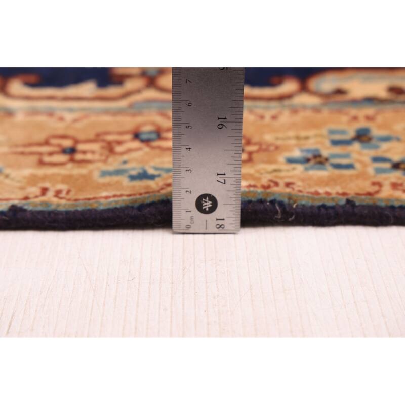 ECARPETGALLERY Hand-knotted Anadol Vintage Navy Wool Rug - 3'2 x 6'4