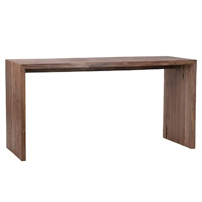 Camila 60-inch Rectangular Reclaimed Teak Waterfall Writing Desk