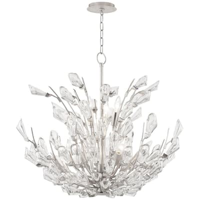 Hudson Valley Lighting Tulip 9 Light 28" Wide Crystal Chandelier