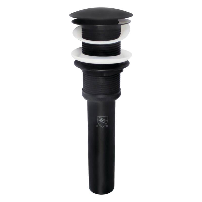 Coronet Brass Push Pop-Up Bathroom Sink Drain - Polished Nickel