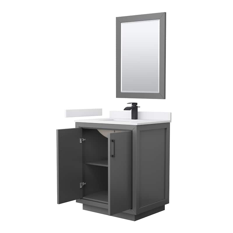 Wyndham Collection WCF1111-30S-VCA-M24 Icon 30" Free Standing Single