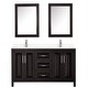 preview thumbnail 61 of 71, Daria 60 Inch Double Vanity, Cultured Marble Top, Medicine Cabinets