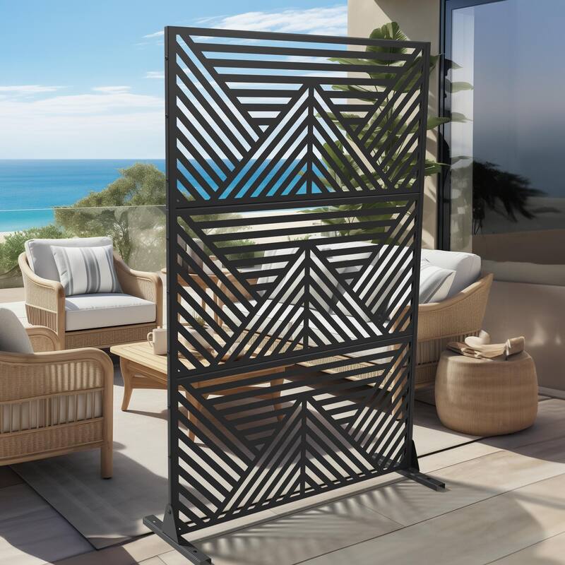 Zodiac Metal Privacy Screen Panel - 72*47