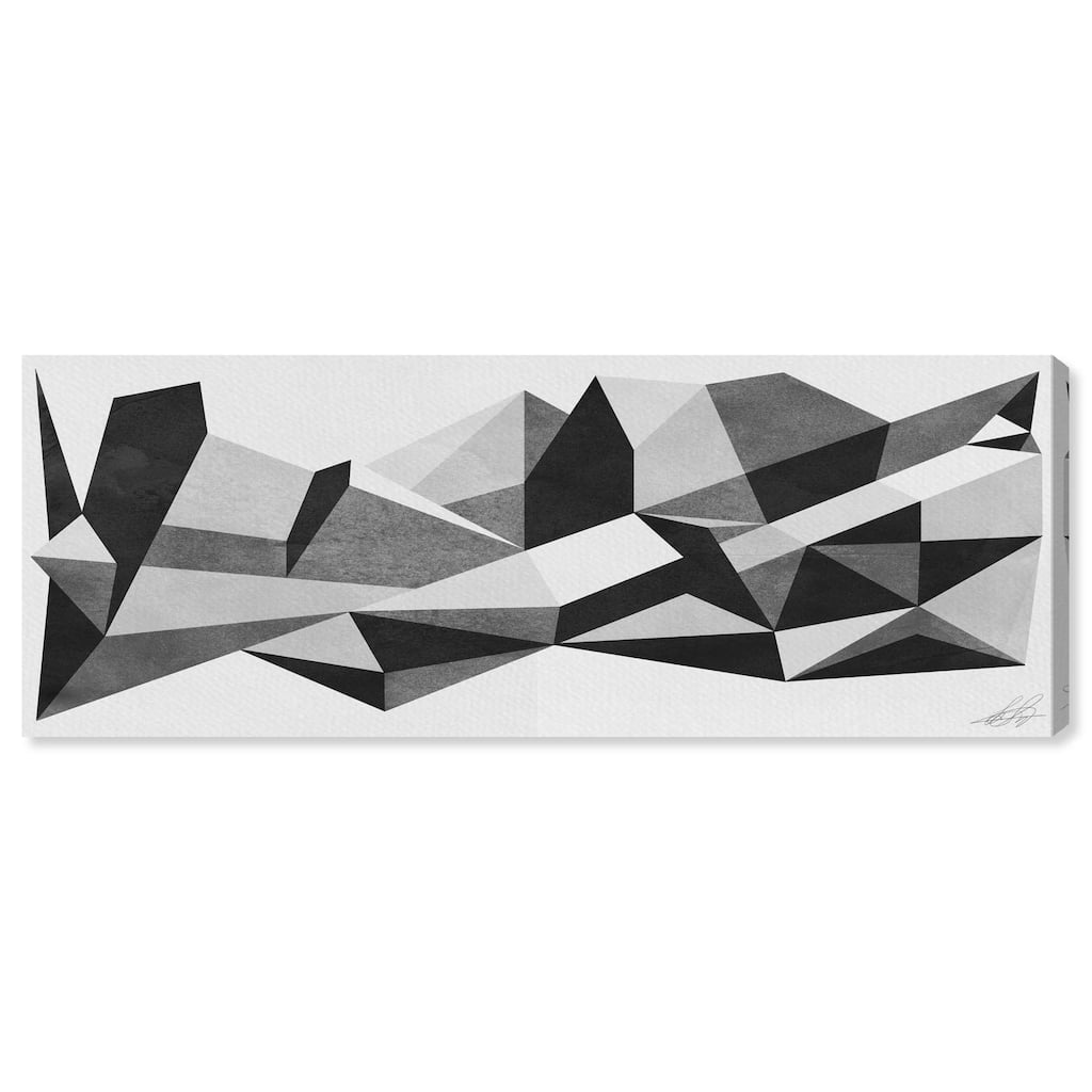 Geometric Panoramic Canvas by Art Remedy, Gallery Wrapped